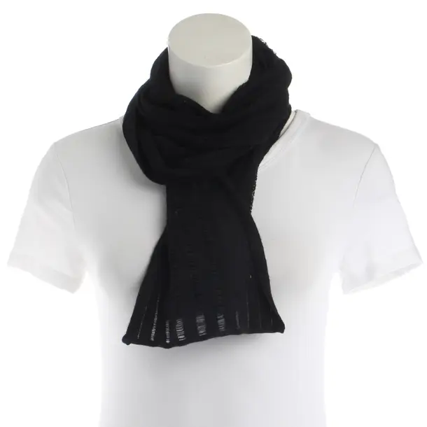 Scarf, in Black, Cashmere, Roeckl