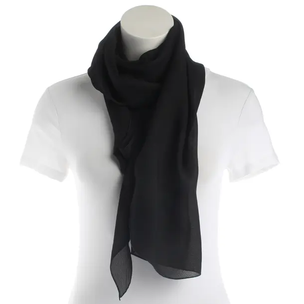 Scarf, in Black, Viscose, Strenesse