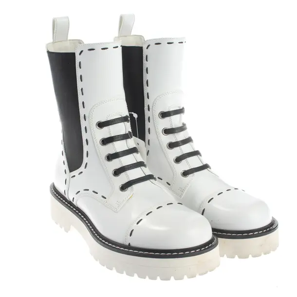 Stiefeletten, in Weiß, Dolce & Gabbana