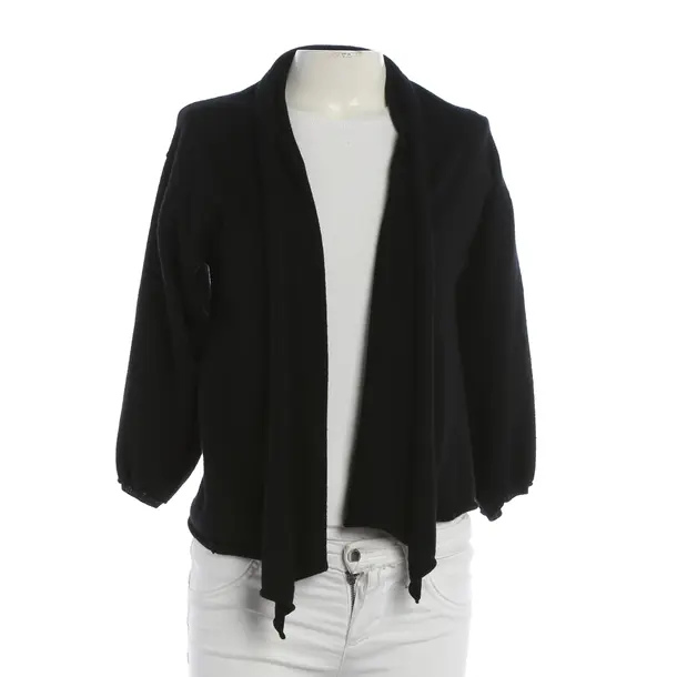 Strickjacke, in Schwarz, Kaschmir, Velvet by Graham and Spencer