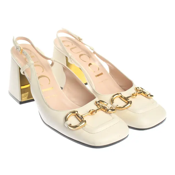 Slingbacks, in Cream, Gucci