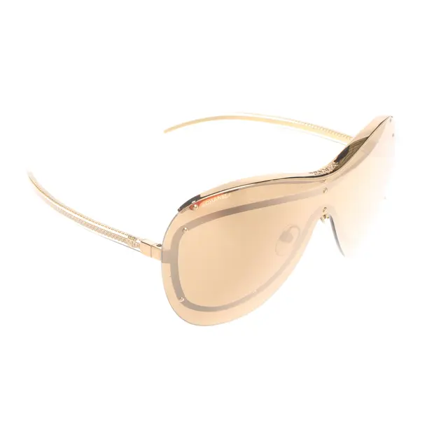 Occhiali da sole, in Marrone chiaro, Plastica, Chanel