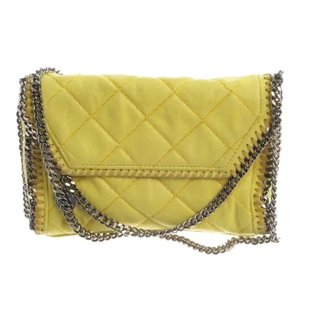 Shoulder Bag, in Yellow, Polyamide, Stella McCartney