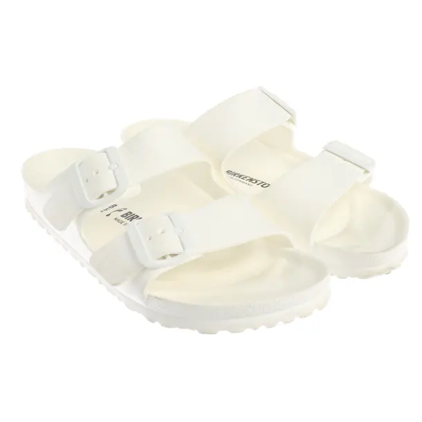 Slides, in White, Birkenstock