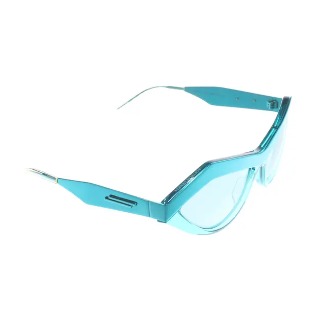 Sonnenbrille, in Türkis, Kunststoff / Metall, Bottega Veneta