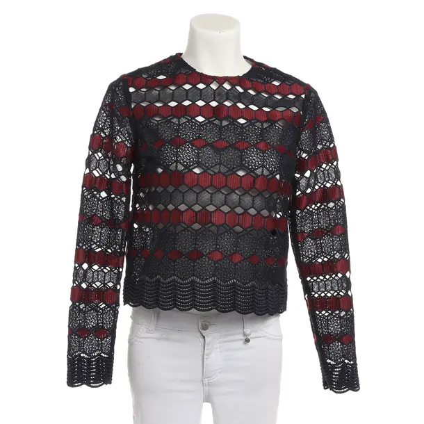 Bluse, in Navy, Polyester, Sandro