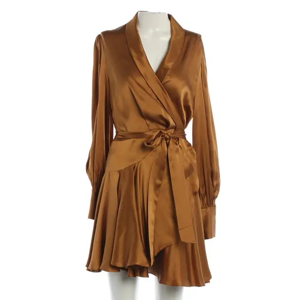 Cocktail Dress, in Light Brown, Silk, Zimmermann