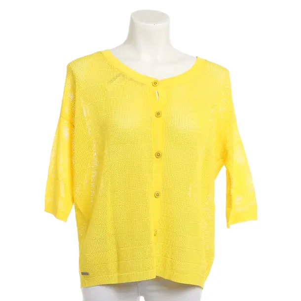 Cardigan, in Yellow, Cotton, Hugo Boss Orange