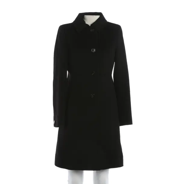 Mid-Season Coat, in Black, Wool, Max Mara