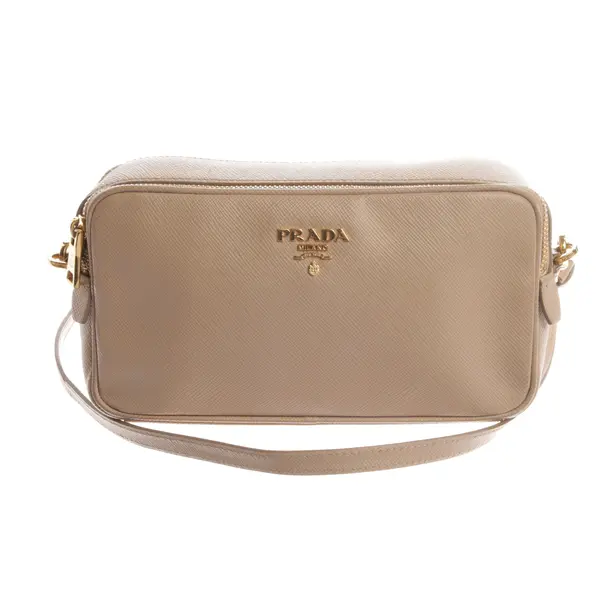 Borsa a cinture a tracolla, in Marrone, Pelle, Prada