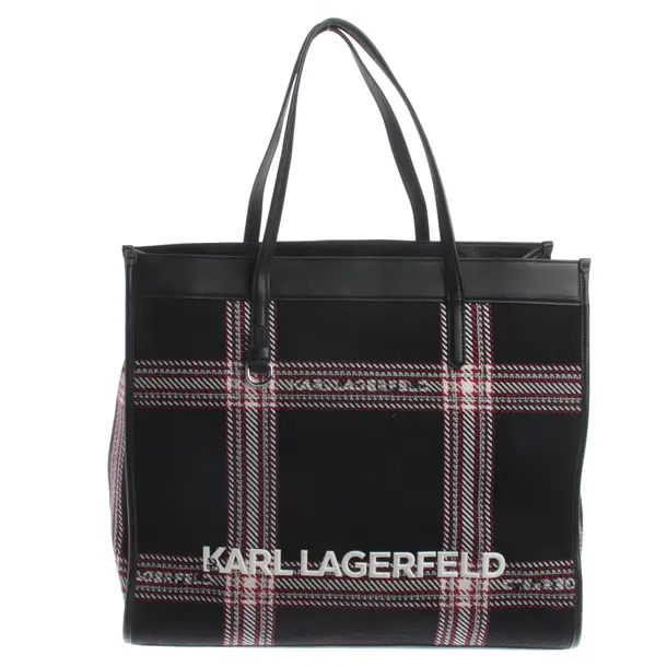 Handtasche, in Mehrfarbig, Wolle, Karl Lagerfeld