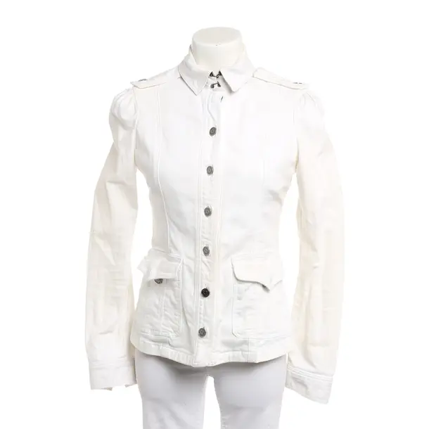 Summer Jacket, in White, Cotton, Burberry Brit