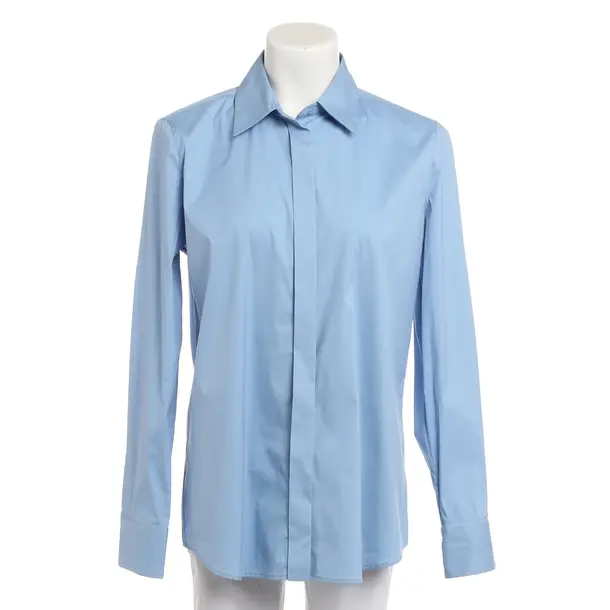 Bluse, in Blau, Baumwolle, Max Mara