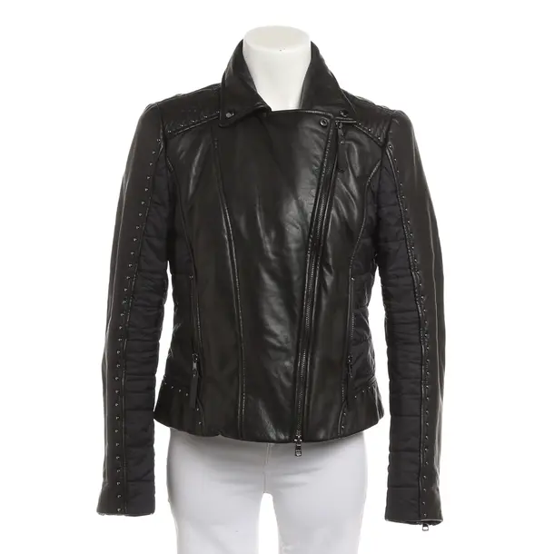 Lederjacke, in Schwarz, Leder, Marc Cain