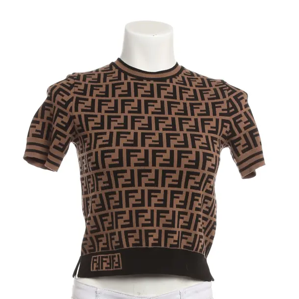 Shirt, in Brown, Viscose, Fendi