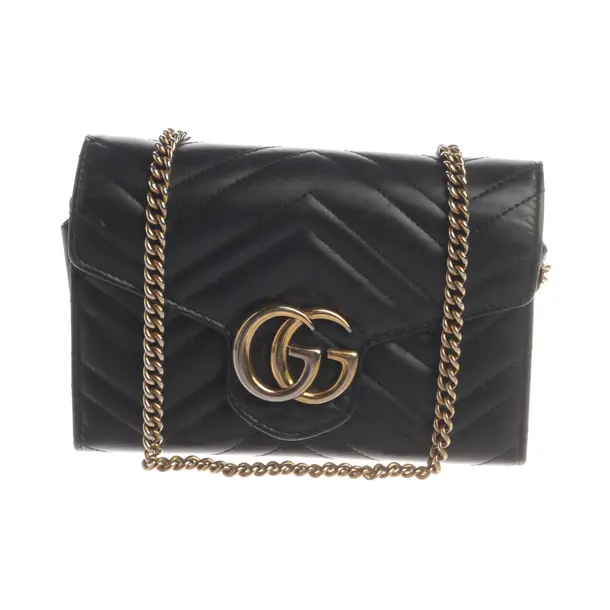 Portafoglio a cinture a tracolla, in Nero, Pelle, Gucci