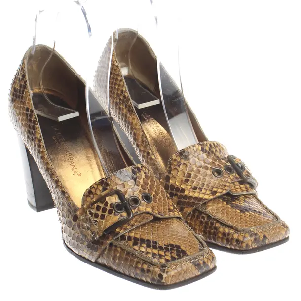 Pumps, in Hellbraun, Dolce & Gabbana