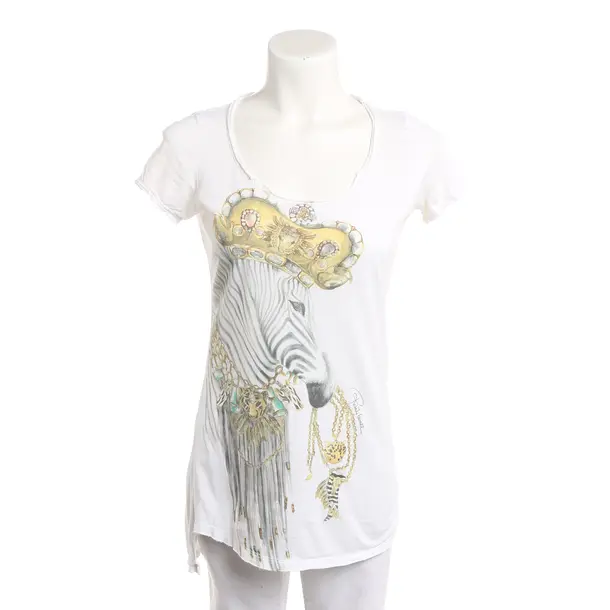 Shirt, in Cream, Baumwolle, Roberto Cavalli