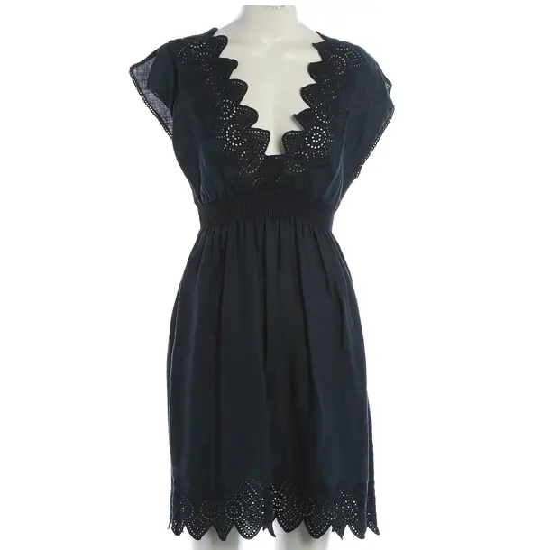 Kleid, in Navy, Leinen, Heidi Klein