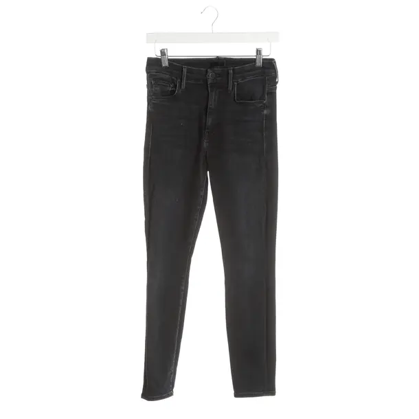 Skinny Jeans, in Dark Gray, Cotton, Mother