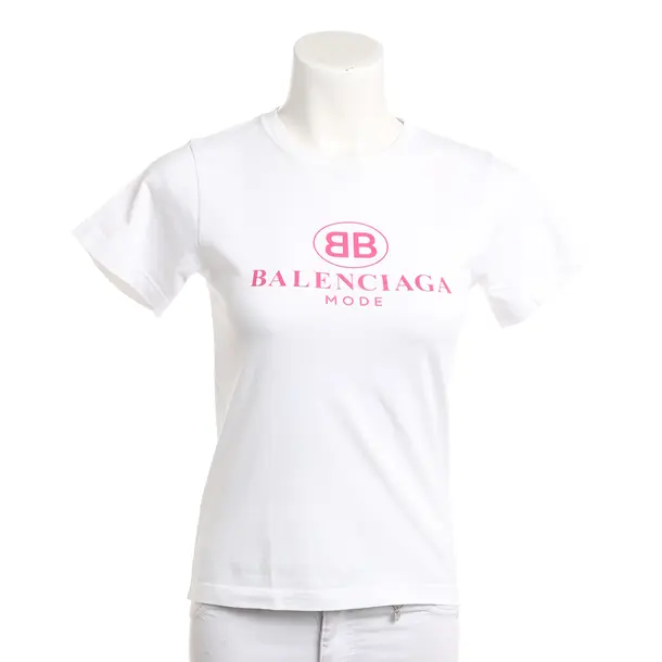 Shirt, in White, Cotton, Balenciaga
