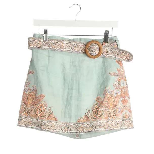 Skirt, in Multicolored, Linen, Zimmermann
