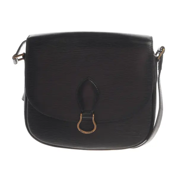 Shoulder Bag, in Black, Canvas, Louis Vuitton