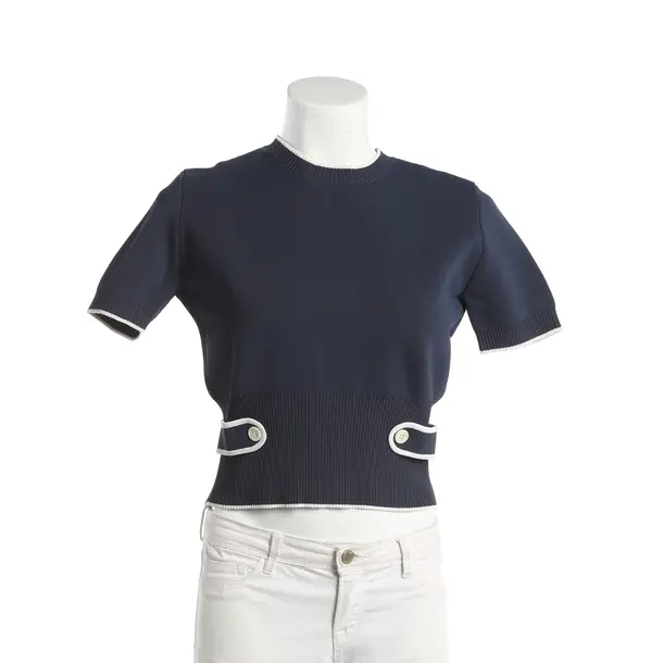 Shirt, in Navy, Cotton, Miu Miu