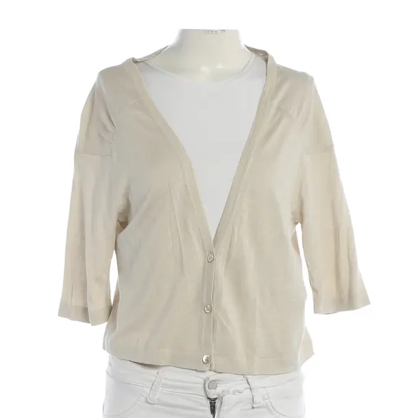 Cardigan, in Beige, Silk, Max Mara