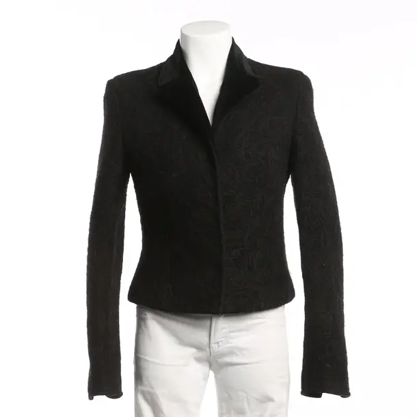 Mid-Season Jacket, in Black, Wool, Alexander McQueen