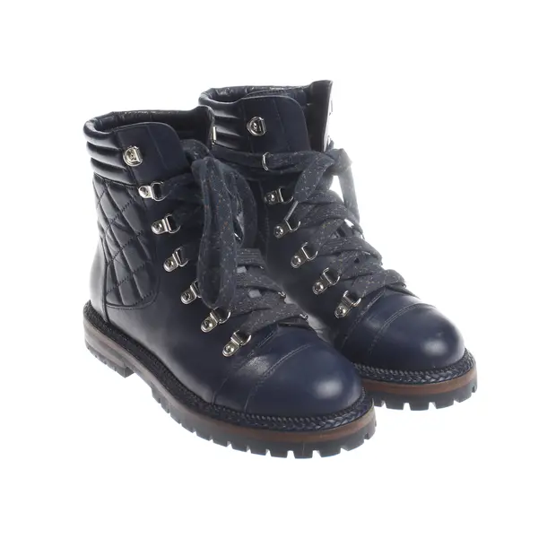 Boots, in Navy, Chanel