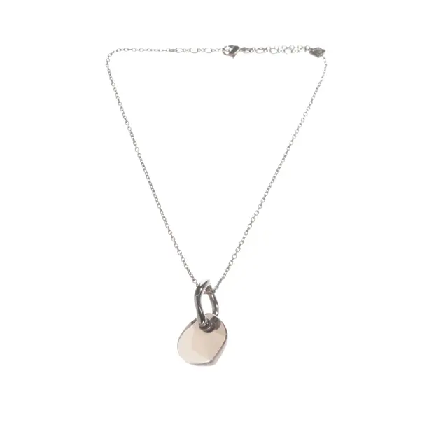 Necklace, in Silver, Metal (metallic, metallized), Swarovski