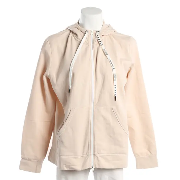 Zip-up Hoodie, in Nude, Polyester, Marc Cain Sports