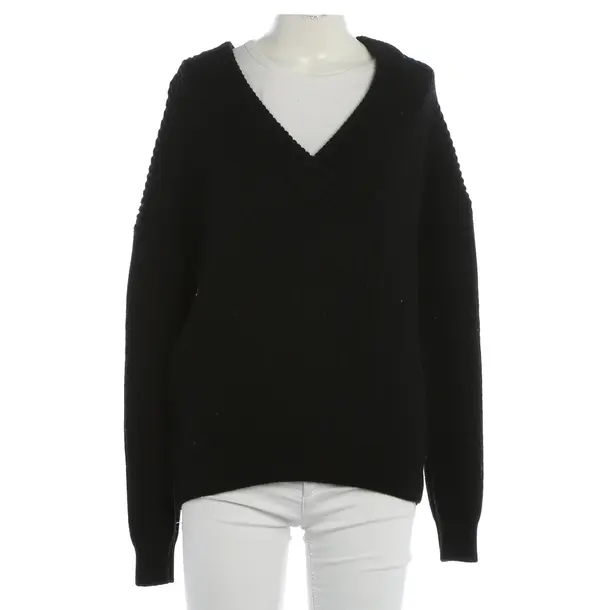 Pullover, in Schwarz, Wolle, Maje