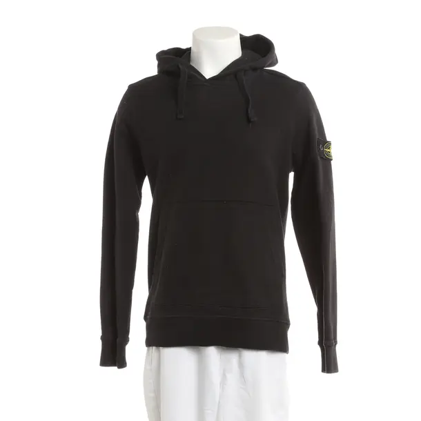 Hoodie, in Black, Cotton, Stone Island