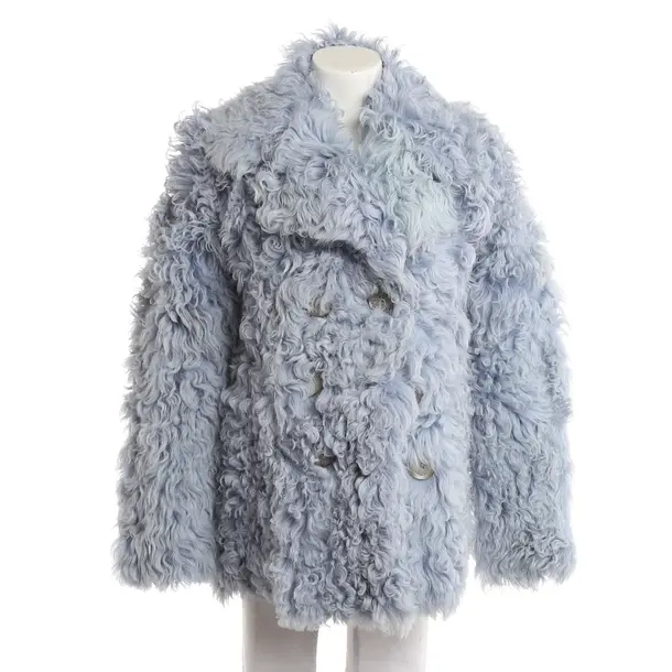 Felljacke, in Hellblau, Fell, Gucci