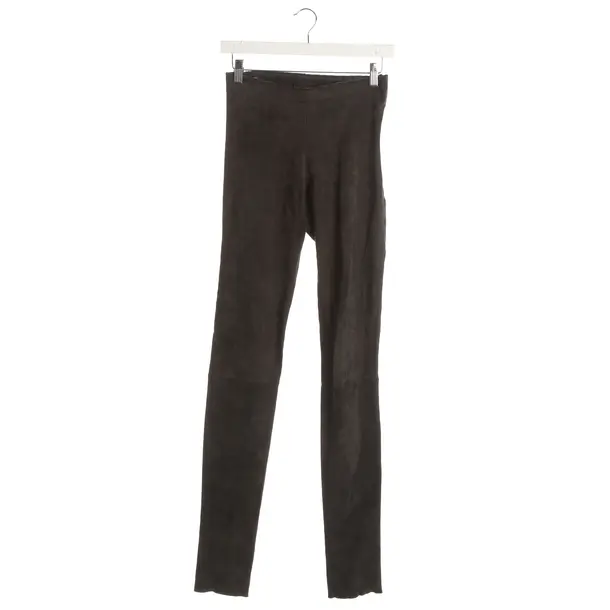 Leggings, in Grigio scuro, Pelle, Stouls