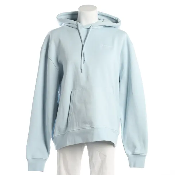 Hoodie, in Hellblau, Baumwolle, Jacquemus