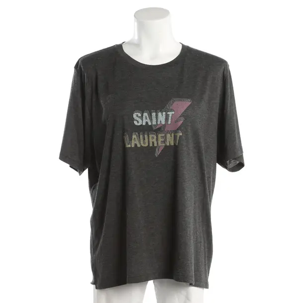 Shirt, in Grau, Viskose, Saint Laurent