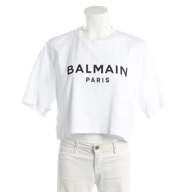 Shirt, in Weiß, Baumwolle, Balmain