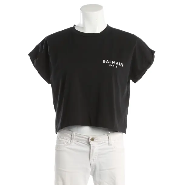 Shirt, in Schwarz, Baumwolle, Balmain