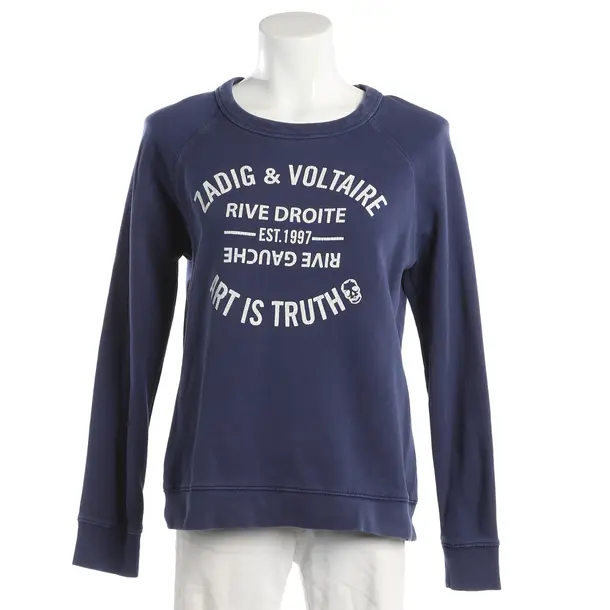Sweatshirt, in Navy, Baumwolle, Zadig & Voltaire