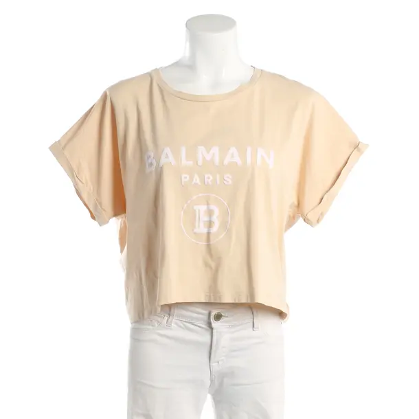 Shirt, in Beige, Cotton, Balmain