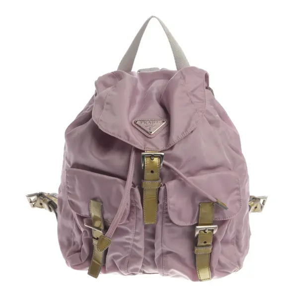 Backpack, in Light Pink, Polyamide, Prada