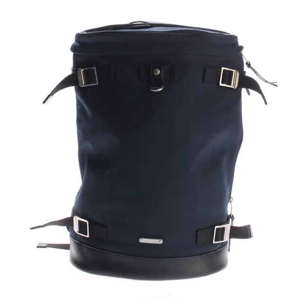 Backpack, in Navy, Polyester, Saint Laurent