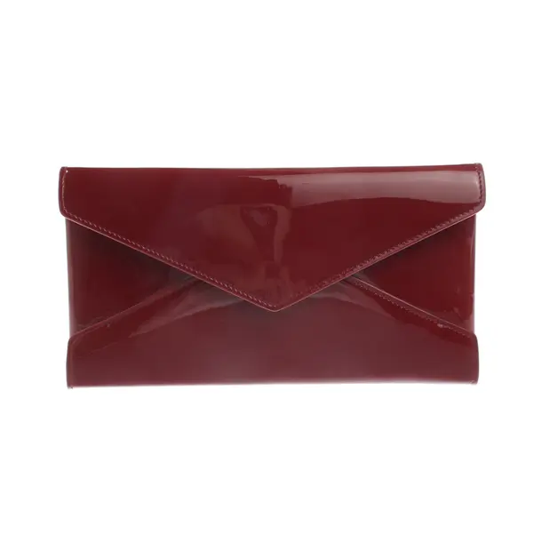 Clutch, in Rot, Leder, Saint Laurent
