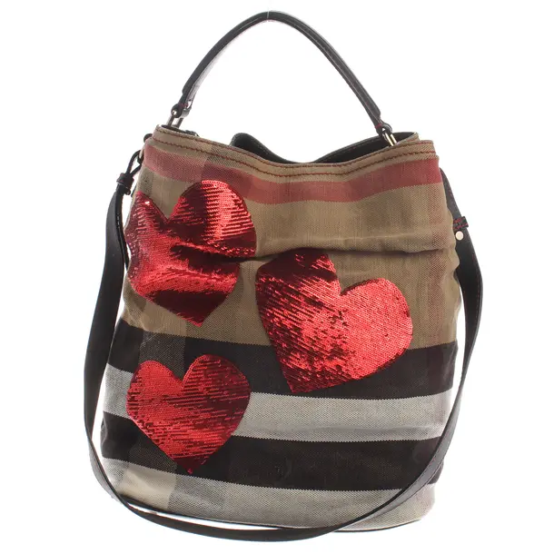 Schultertasche, in Mehrfarbig, Sonstiges Material, Burberry