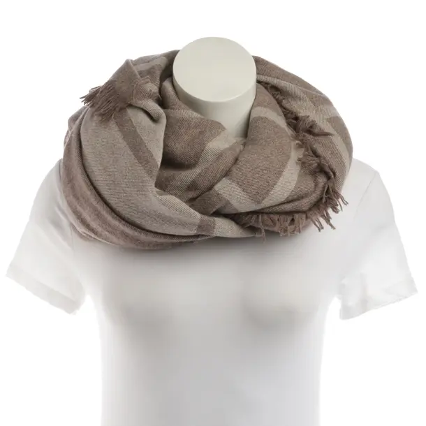 Scarf, in Light Brown, Wool, Totême