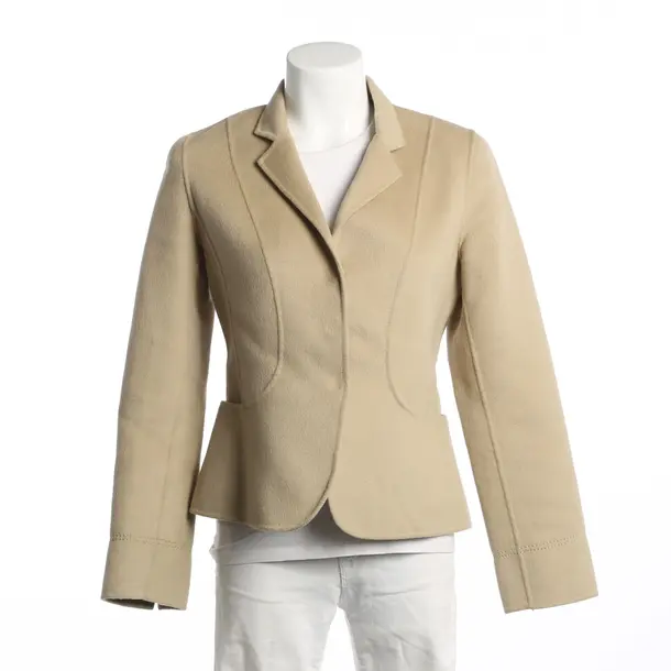 Übergangsjacke, in Beige, Wolle, Max Mara