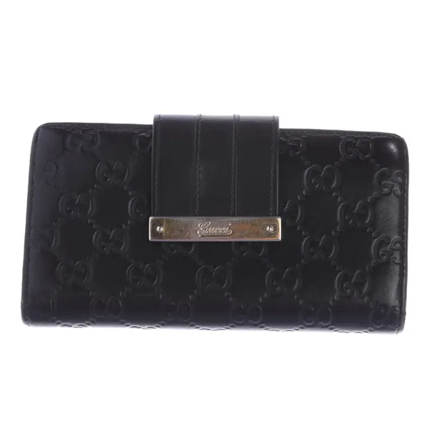 Geldbörse, in Schwarz, Leder, Gucci